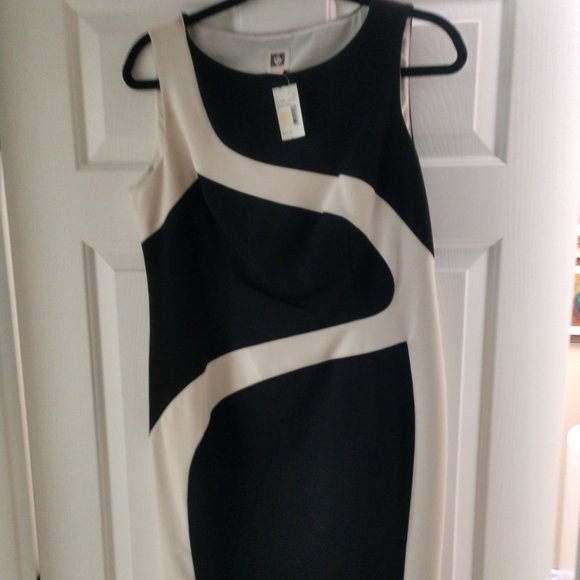 Anne Klein Dresses & Skirts - New Anne Klein Black & White Dress Size 10